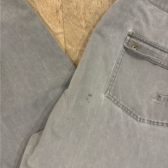 Vintage Mountain Unit Gitano Pants Mens 38 Grey Polyester Hipster Hiking - Picture 2 of 6